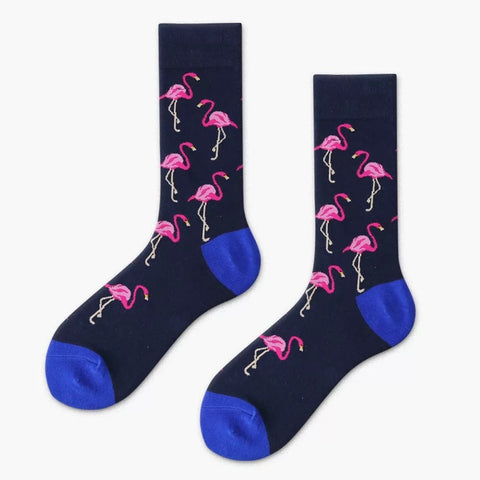 FLAMINGO BLACK - tiffysocks